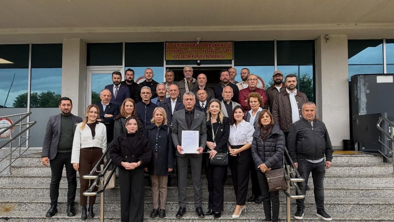 CHP ORDU İL BAŞKANLIĞI MAZBATASINI TESLİM ALDI