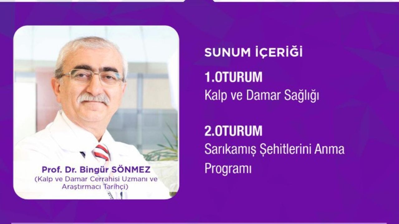 KALP VE DAMAR SAĞLIĞINA DAİR BİLİNÇLENDİREN KONFERANS