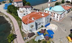 HAZNEDAROĞLU KONAĞI'NDA RESTORASYON SÜRÜYOR