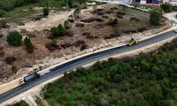 FATSA’DA DOLUNAY ORTAOKULU YOLUNA ASFALT KONFORU