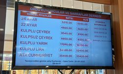 ORDU’DA KUYUMCULARDA GÜNCEL ALTIN RAKAMLARI