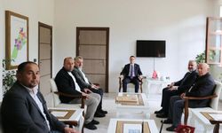 BAŞKAN YALÇUVA’DAN KAYMAKAM GÖKALP’E ZİYARET
