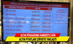 ALTIN PİYASASINDA HAREKETLİ GÜN