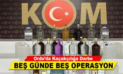 ORDU'DA BEŞ GÜNDE BEŞ OPERASYON