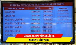 GRAM ALTIN YÜKSELİŞTE