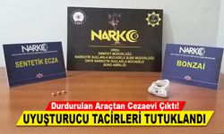 DURDURULAN ARAÇTAN CEZAEVİ ÇIKTI!