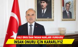 VALİ EROL’DAN İNSAN HAKLARI VURGUSU