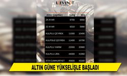 ALTIN GÜNE YÜKSELİŞLE BAŞLADI