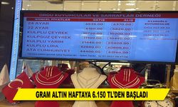 GRAM ALTIN HAFTAYA 6.150 TL'DEN BAŞLADI