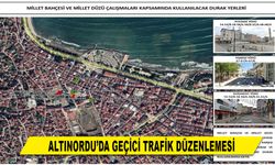 ALTINORDU’DA GEÇİCİ TRAFİK DÜZENLEMESİ