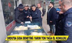 ORDU’DA GIDA DENETİMİ: YARIM TON YAĞA EL KONULDU