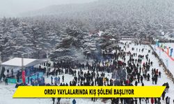 ORDU YAYLALARINDA KIŞ ŞÖLENİ BAŞLIYOR