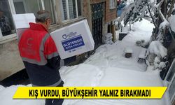 KIŞ VURDU, BÜYÜKŞEHİR YALNIZ BIRAKMADI