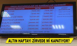 ALTIN HAFTAYI ZİRVEDE Mİ KAPATIYOR?