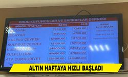 ALTIN HAFTAYA HIZLI BAŞLADI