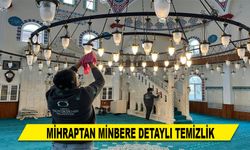 MİHRAPTAN MİNBERE DETAYLI TEMİZLİK