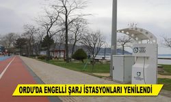 ORDU’DA ENGELLİ ŞARJ İSTASYONLARI YENİLENDİ