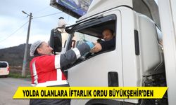 YOLDA OLANLARA İFTARLIK ORDU BÜYÜKŞEHİR’DEN