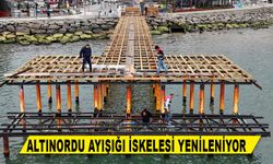 ALTINORDU AYIŞIĞI İSKELESİ YENİLENİYOR