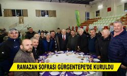 RAMAZAN SOFRASI GÜRGENTEPE’DE KURULDU