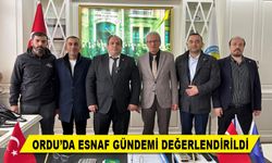 ORDU’DA ESNAF GÜNDEMİ DEĞERLENDİRİLDİ