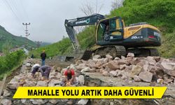 MAHALLE YOLU ARTIK DAHA GÜVENLİ