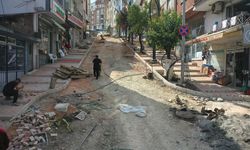 BÜYÜKŞEHİR’DEN AYBASTI’DA YOL VE KALDIRIM ÇALIŞMASI