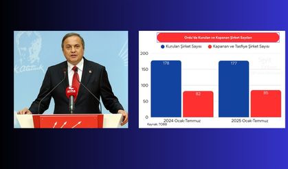 ORDU’DA ŞİRKET KURULUŞ VE KAPANIŞ RAKAMLARI AÇIKLANDI