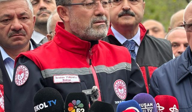 TARIM VE ORMAN BAKANI İBRAHİM YUMAKLI, ORDU'DA