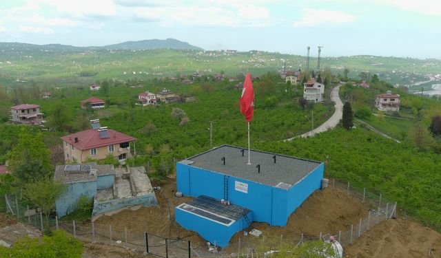 ALTINORDU İLÇESİ KÖKENLİ MAHALLESİ YENİ İÇME SUYU DEPOSUNA KAVUŞTU