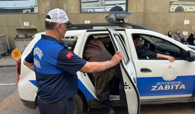 ZABITA EKİPLERİNDEN 3 İLÇEDE DİLENCİ OPERASYONU