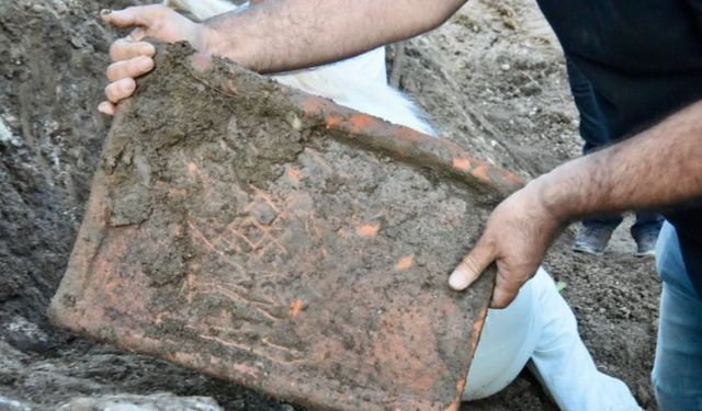 ALTINORDU’DA YOL ÇALIŞMASINDA TARİH GÜN YÜZÜNE ÇIKTI