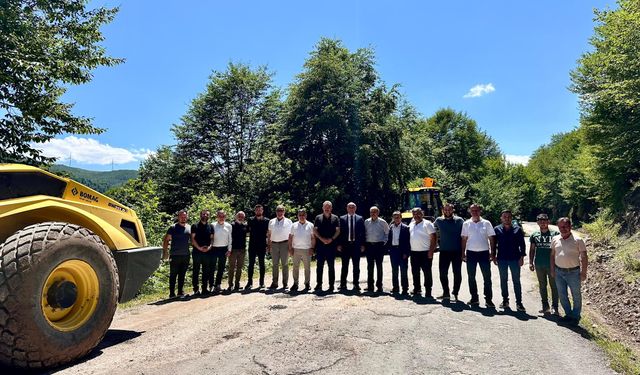 KIZILOT YAYLASI YOLUNDA İYİLEŞTİRME ÇALIŞMALARI SÜRÜYOR