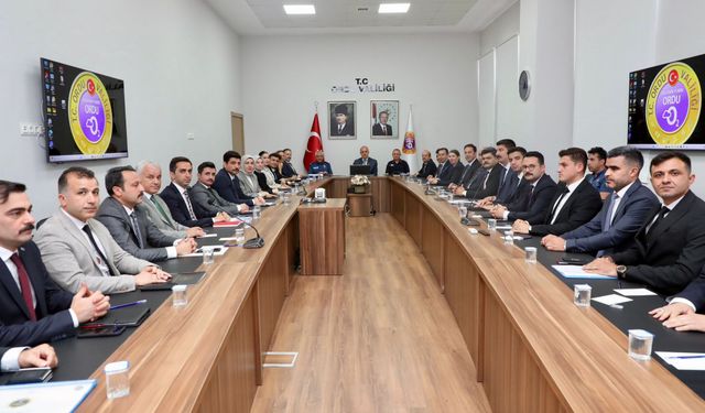 TEMMUZ AYI İL GÜVENLİK VE ASAYİŞ KOORDİNASYON TOPLANTISI GERÇEKLEŞTİRİLDİ