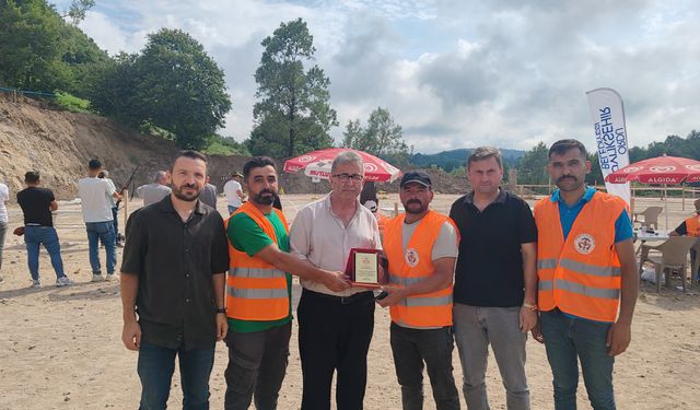 KORGAN’DA İLK KEZ DÜZENLENEN TRAP ATIŞ YARIŞMASI İLGİ GÖRDÜ