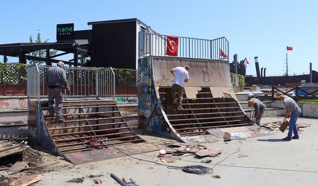 ALTINORDU SKATE PARK YENİLENİYOR