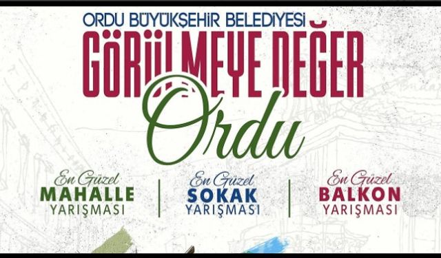 ORDU’NUN EN GÜZEL MAHALLE, SOKAK VE BALKONLARI BELLİ OLDU