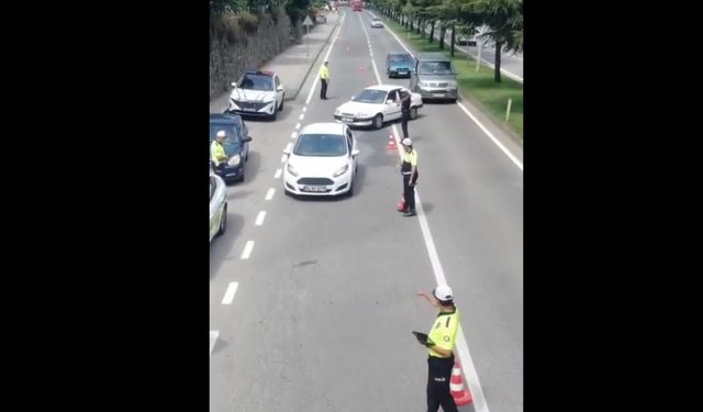 ORDU’DA TRAFİK DENETİMLERİ ARTIRILDI