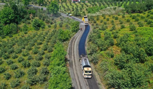 ORDU’DAN SAMSUN’A BAĞLANTI SAĞLAYAN YOLDA SONA GELİNDİ
