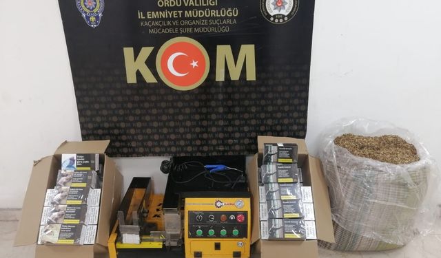 ALTINORDU’DA KAÇAK TÜTÜN OPERASYONU