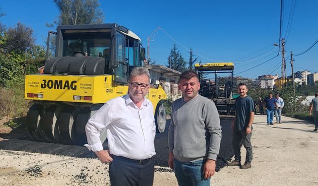 KORGAN’DA ASFALT ÇALIŞMALARI YENİDEN BAŞLADI