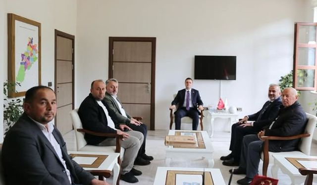 BAŞKAN YALÇUVA’DAN KAYMAKAM GÖKALP’E ZİYARET