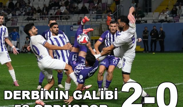DERBİNİN GALİBİ 52 ORDUSPOR