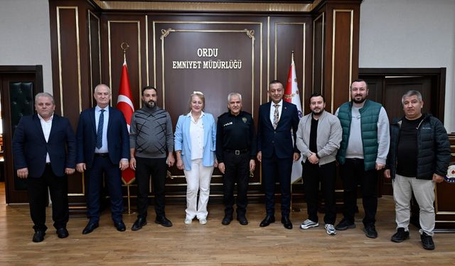 EMNİYET MÜDÜRÜ ACAR, GAZETECİLERİ KONUK ETTİ