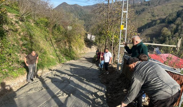 Bahtiyarlar’da Yol Çalışması Başladı