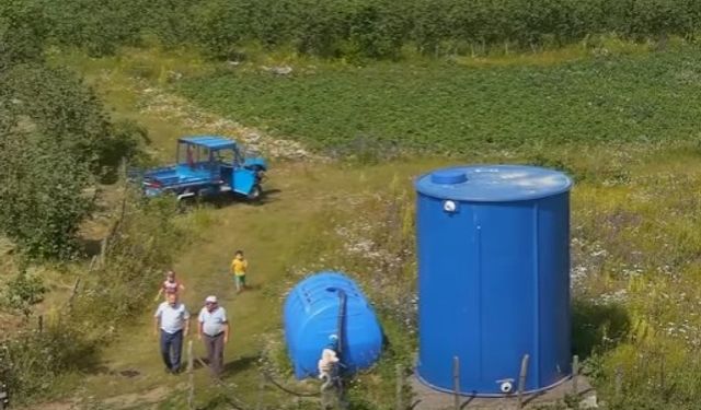 KIRSAL MAHALLELERE FİBERGLAS SU DEPOSU DESTEĞİ
