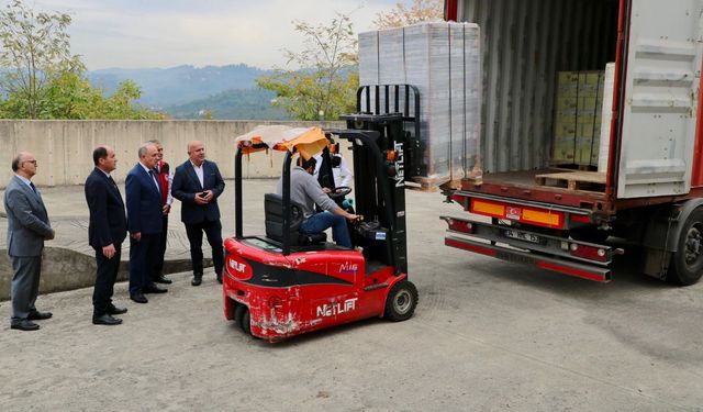 ORDU’DAN İNGİLTERE’YE 8,8 TON BAL İHRACATI GERÇEKLEŞTİ