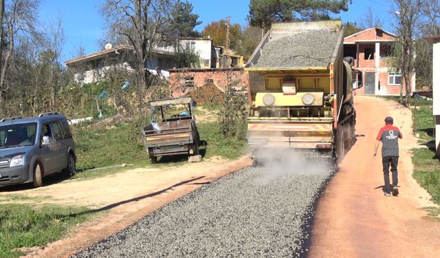 ÇATALPINAR SAYACATÜRK YOLUNDA ASFALT ÇALIŞMASI TAMAMLANDI