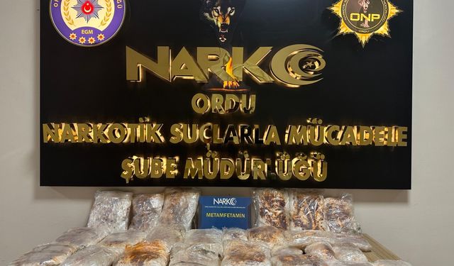 Ordu'da 25 Kilo Uy*şt*urucu Madde Ele Geçirildi