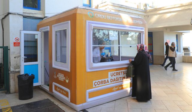 Hastanelerde Sıcak  Çorba Desteği